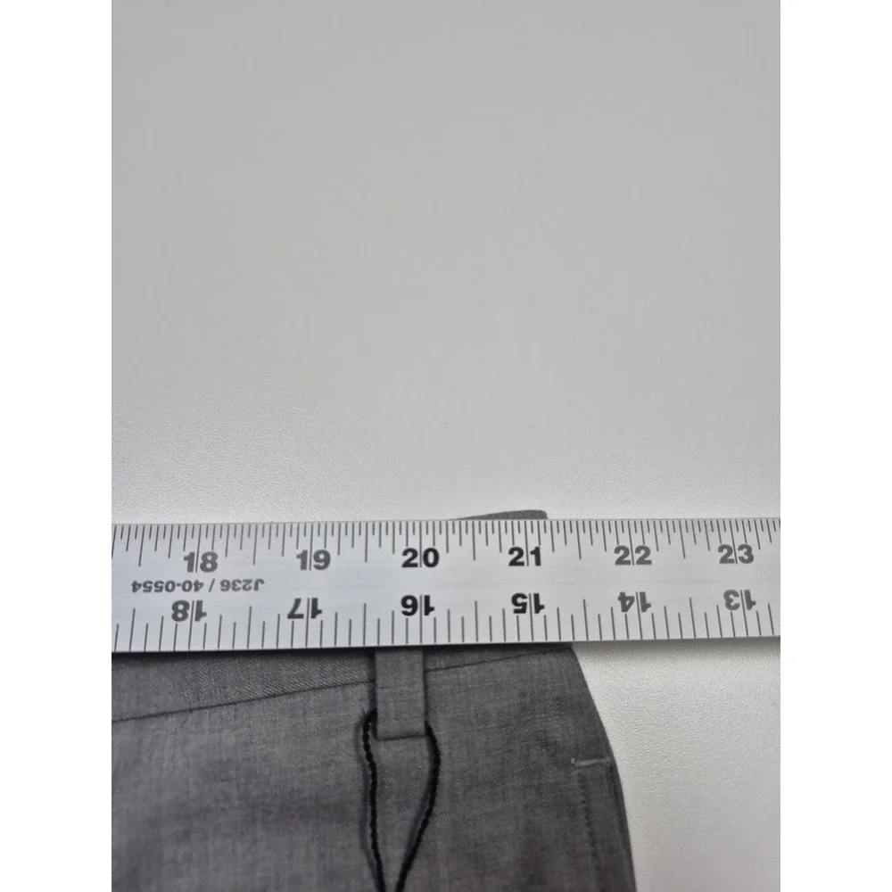 Lauren Ralph Lauren Dress Pants Mens 42x34 Silver Flat Front NWT Classic Fit